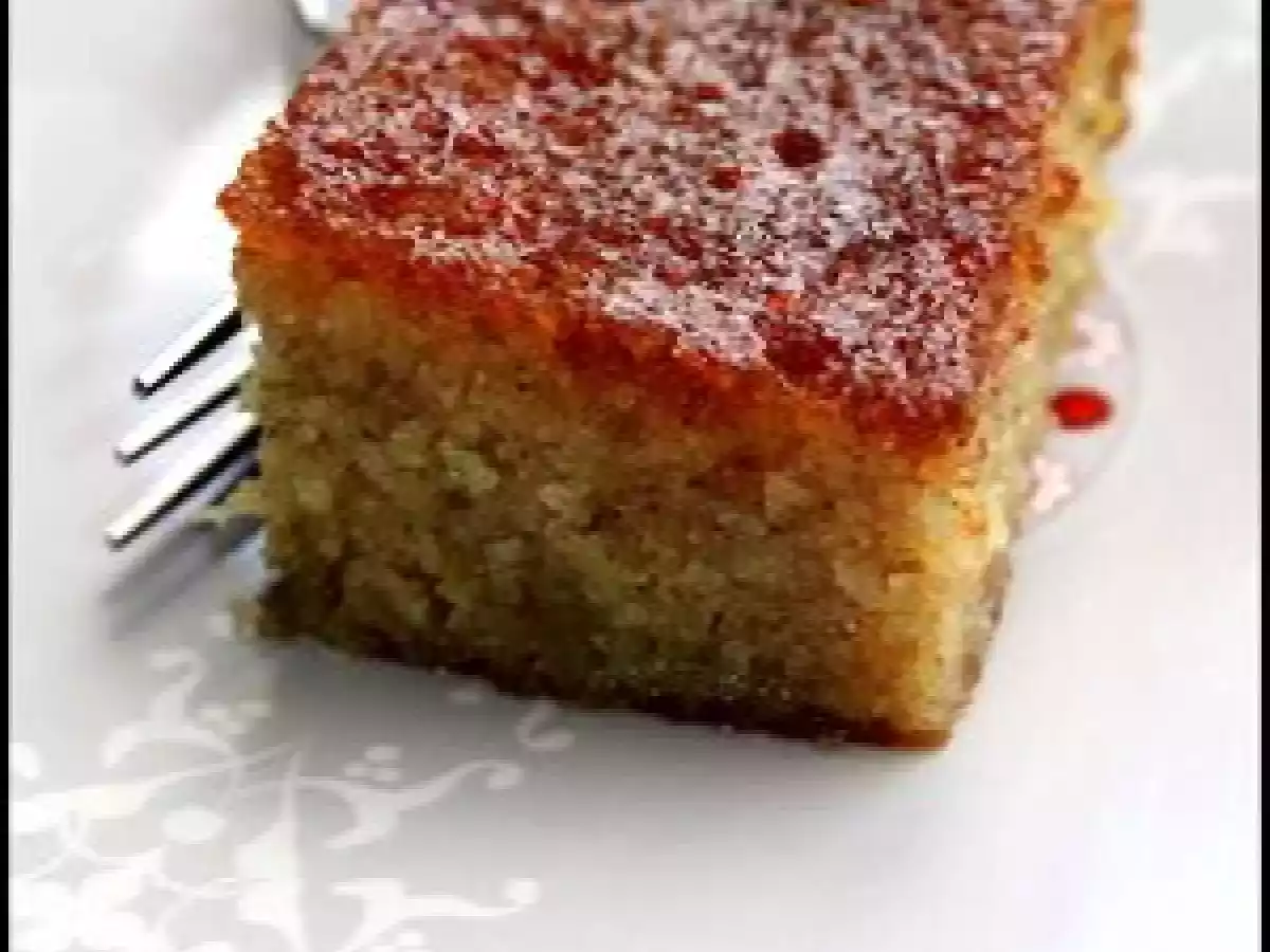 Gâteau humide à l'orange sanguine et à l'huile d'olive
