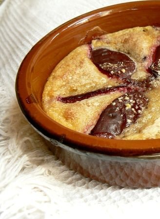 Gateau Hyperproteine Aux Prunes Facon Clafouti Recette Ptitchef