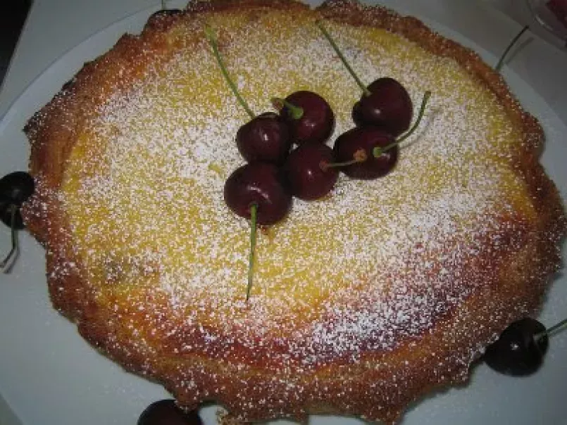 Gâteau italien moëlleux cerises-ricotta !!!!
