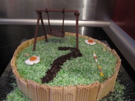 Gateau Jardin Et Sa Jardiniere De Fleurs Recette Ptitchef