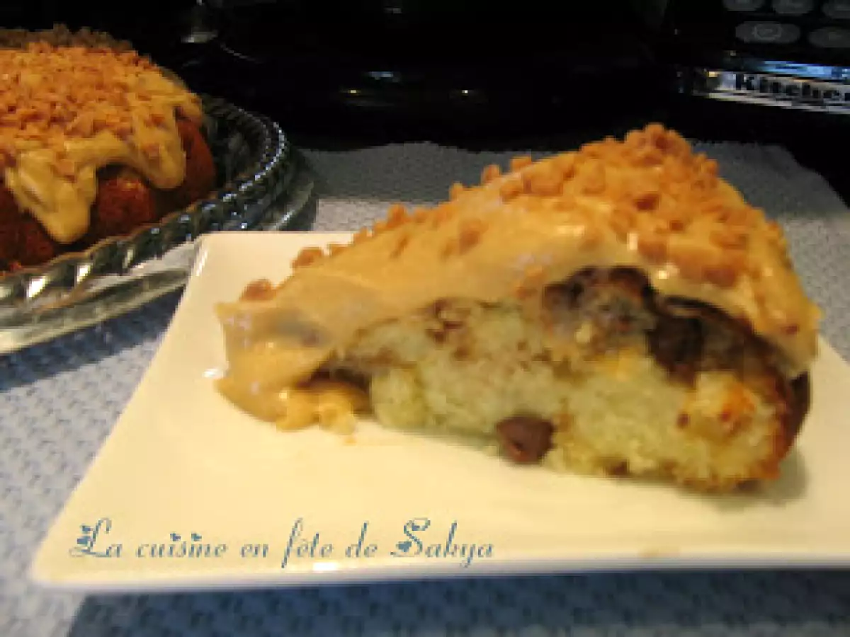Gâteau Jeannette au chocolat et caramel, glaçage sucre à la crème - photo 2