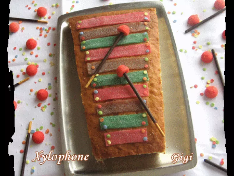 Gâteau Le xylophone, photo 1