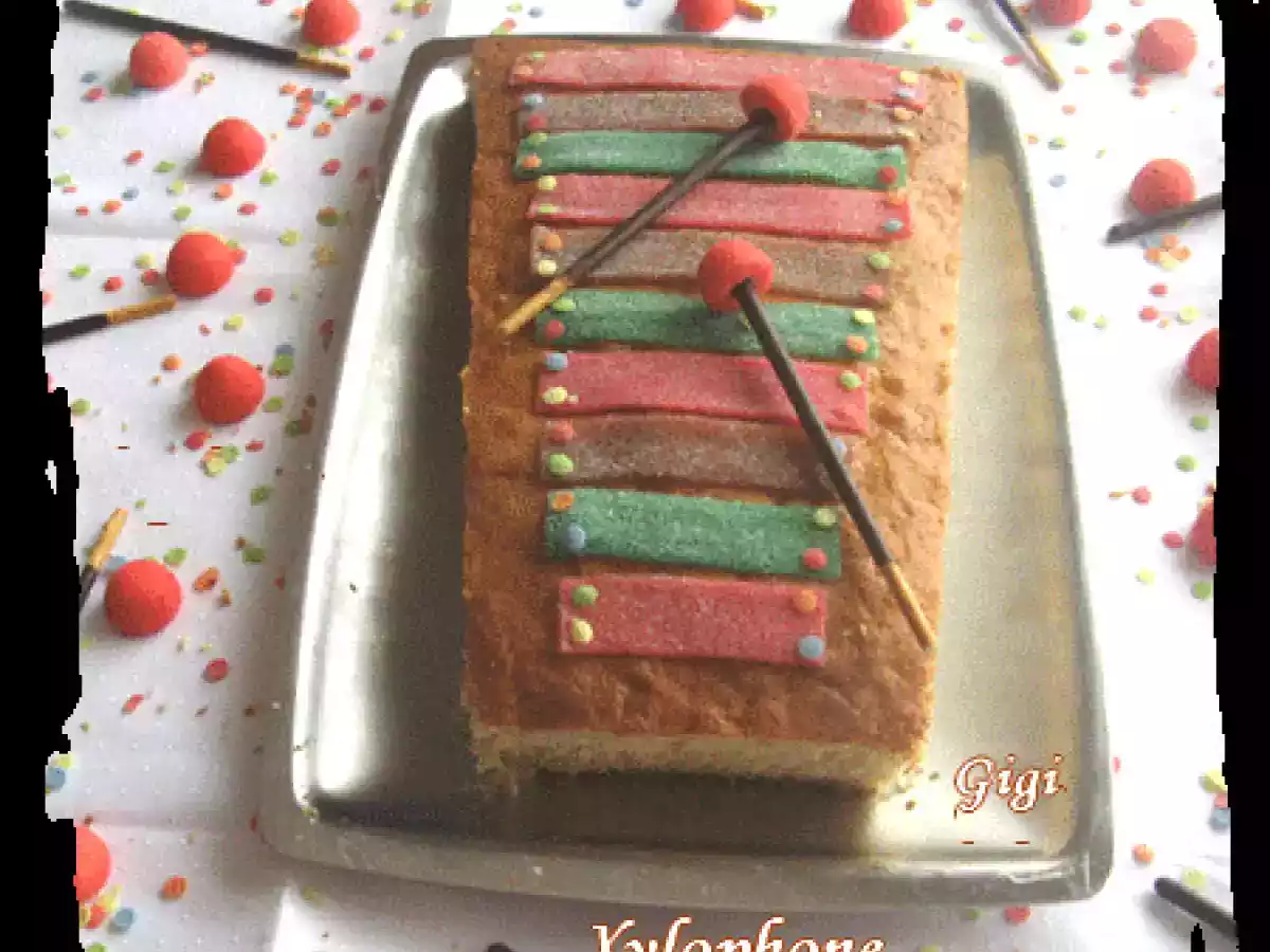 Gâteau Le xylophone - photo 2