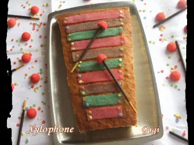 Gâteau Le xylophone