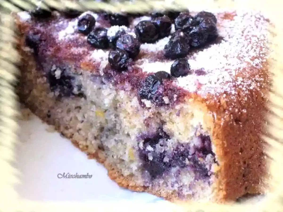 Gâteau léger amandes-myrtilles, 400ème recette !