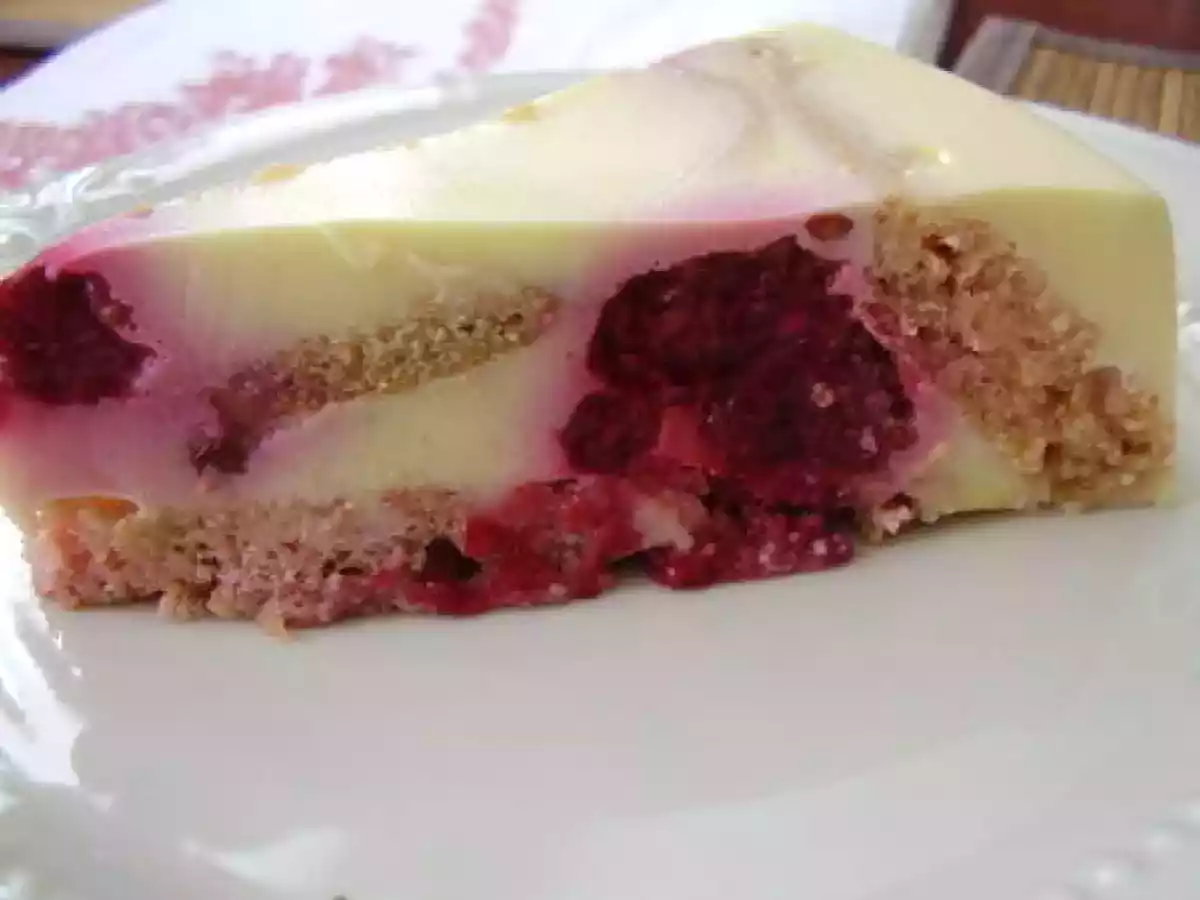Gâteau léger aux framboises. - photo 2