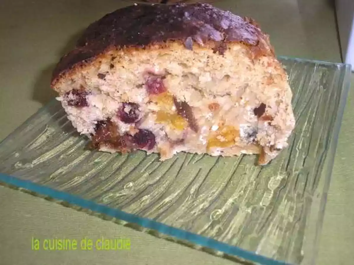 Gâteau light aux fruits secs