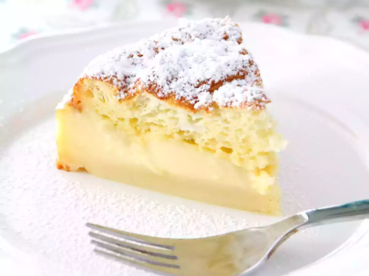 Gâteau magique à la vanille pas à pas et vidéo