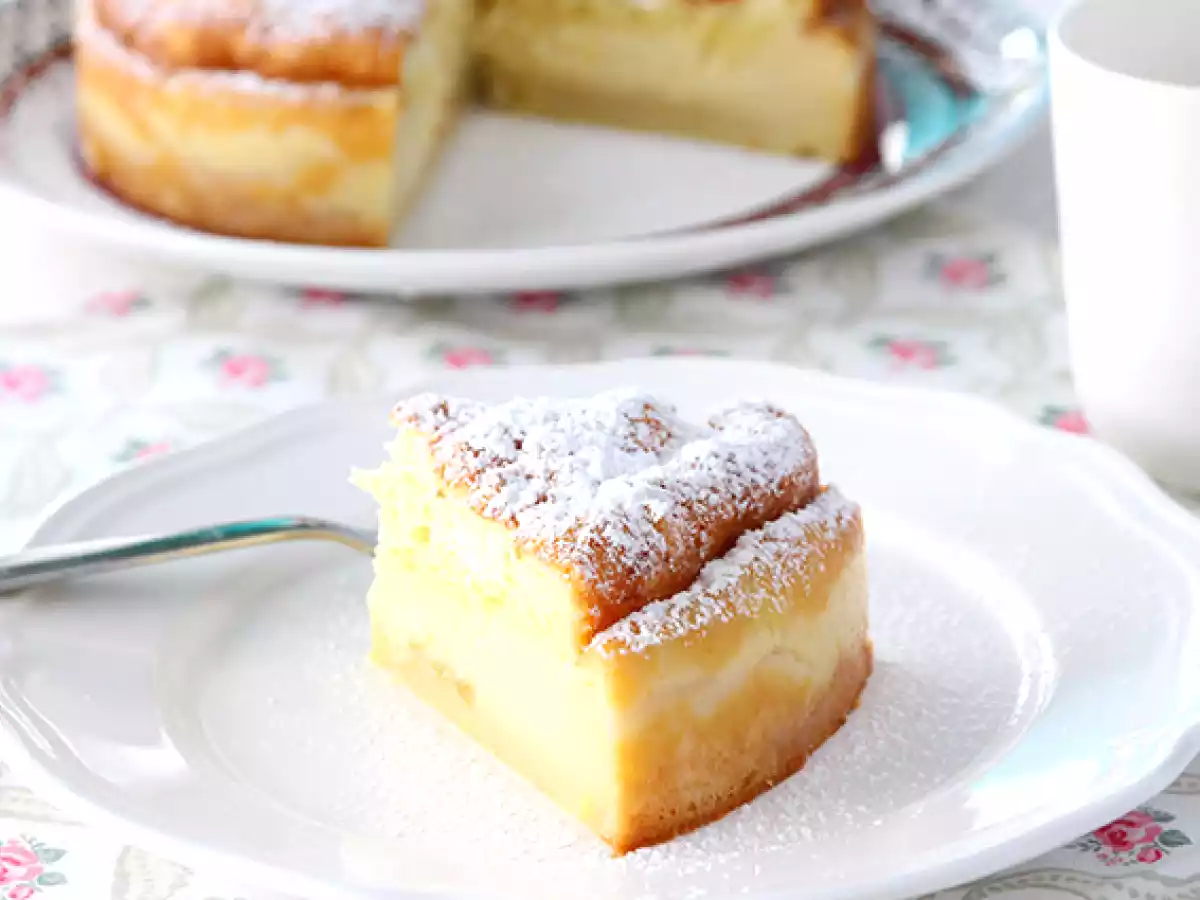 Gâteau magique à la vanille pas à pas et vidéo - photo 4