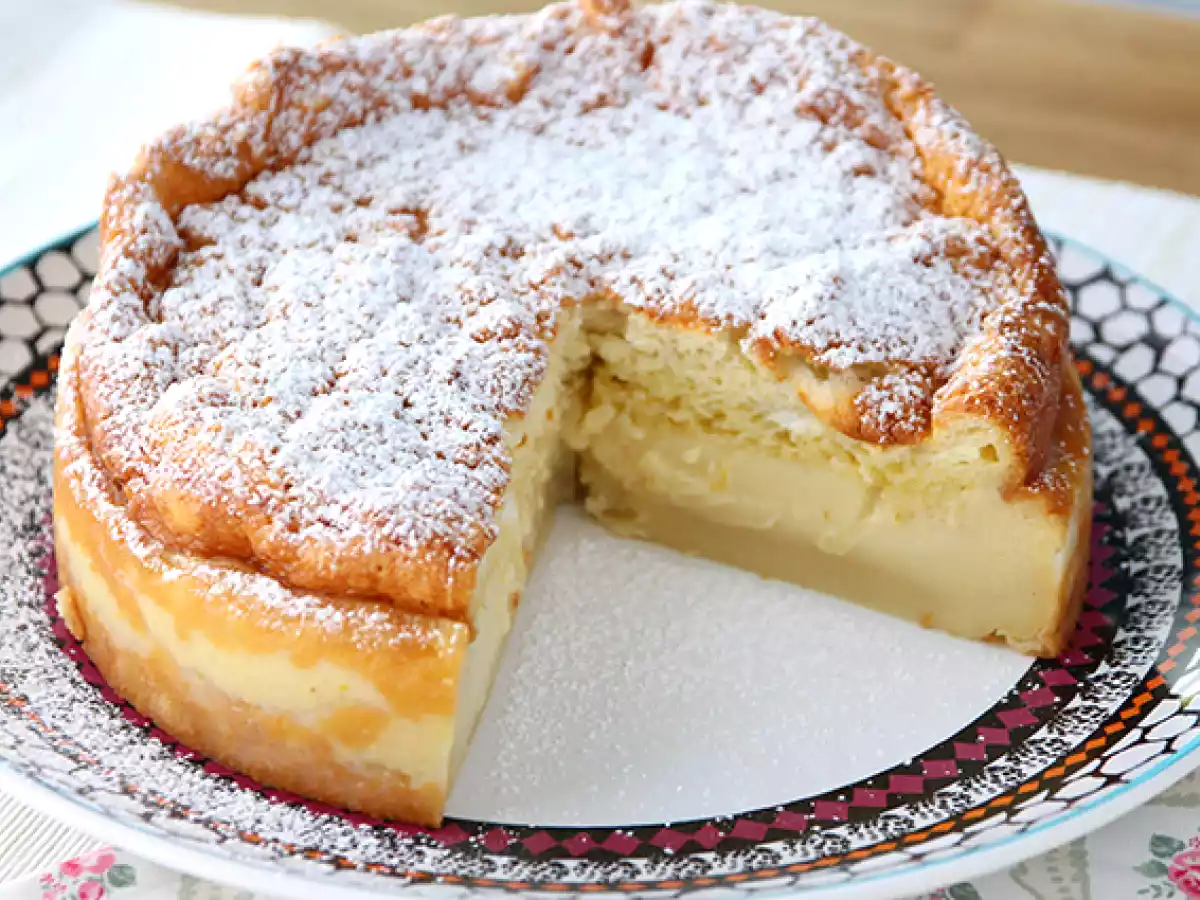 Gâteau magique à la vanille pas à pas et vidéo - photo 5