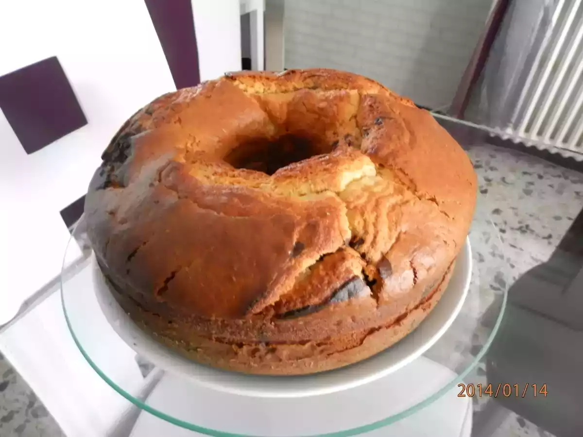 Gâteau marbré à la vanille bourbon