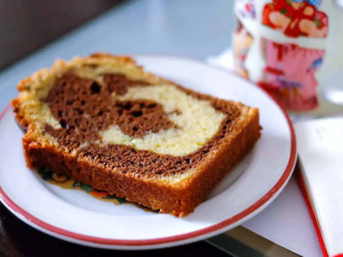Gâteau Marbré au cacao