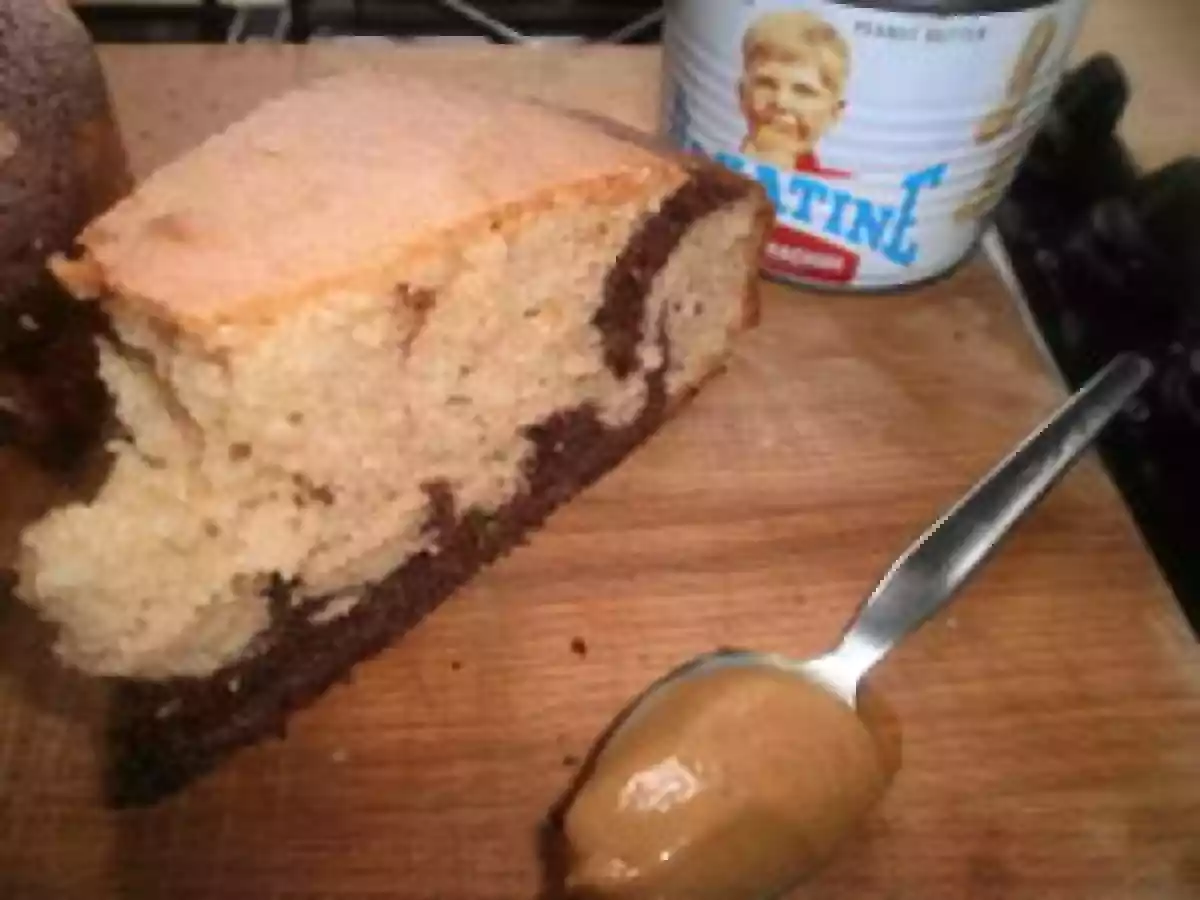 Gâteau marbré au chocolat et beurre de cacahuètes - photo 3
