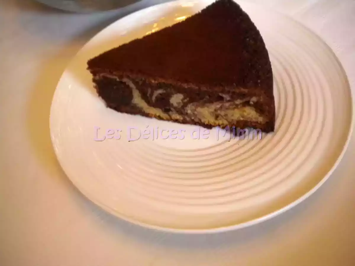 Gâteau marbré au lait concentré - photo 2