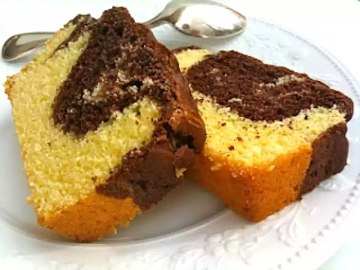 Gâteau marbré light