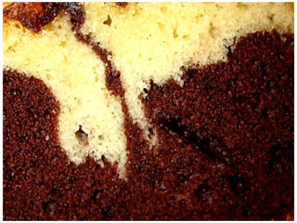 Gâteau marbré. Tronche de cake!