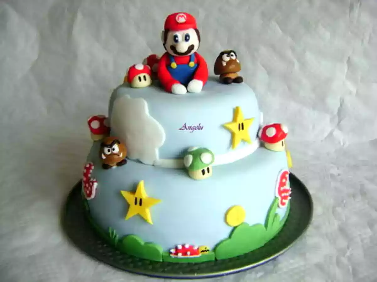 Gâteau Mario 3D