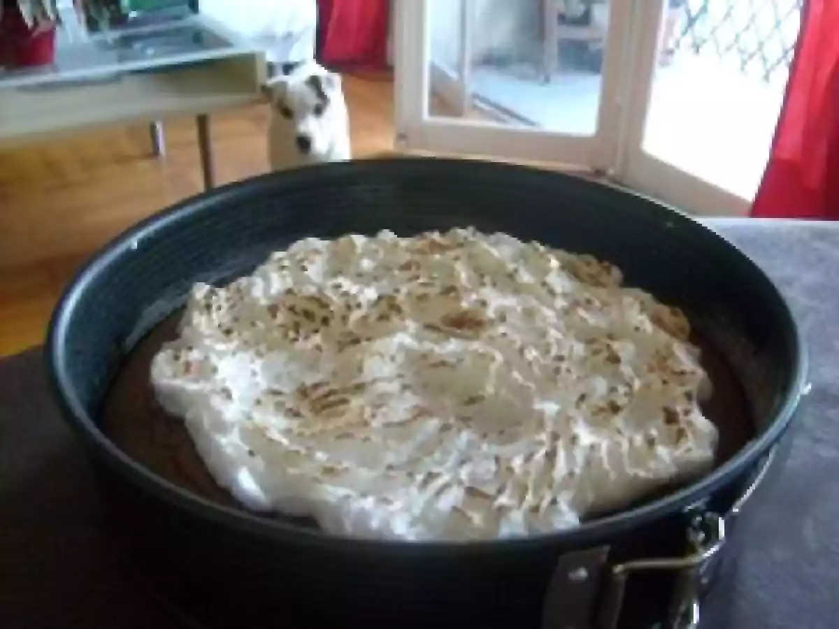 Gâteau meringué au chocolat et à la crème de marrons - photo 3
