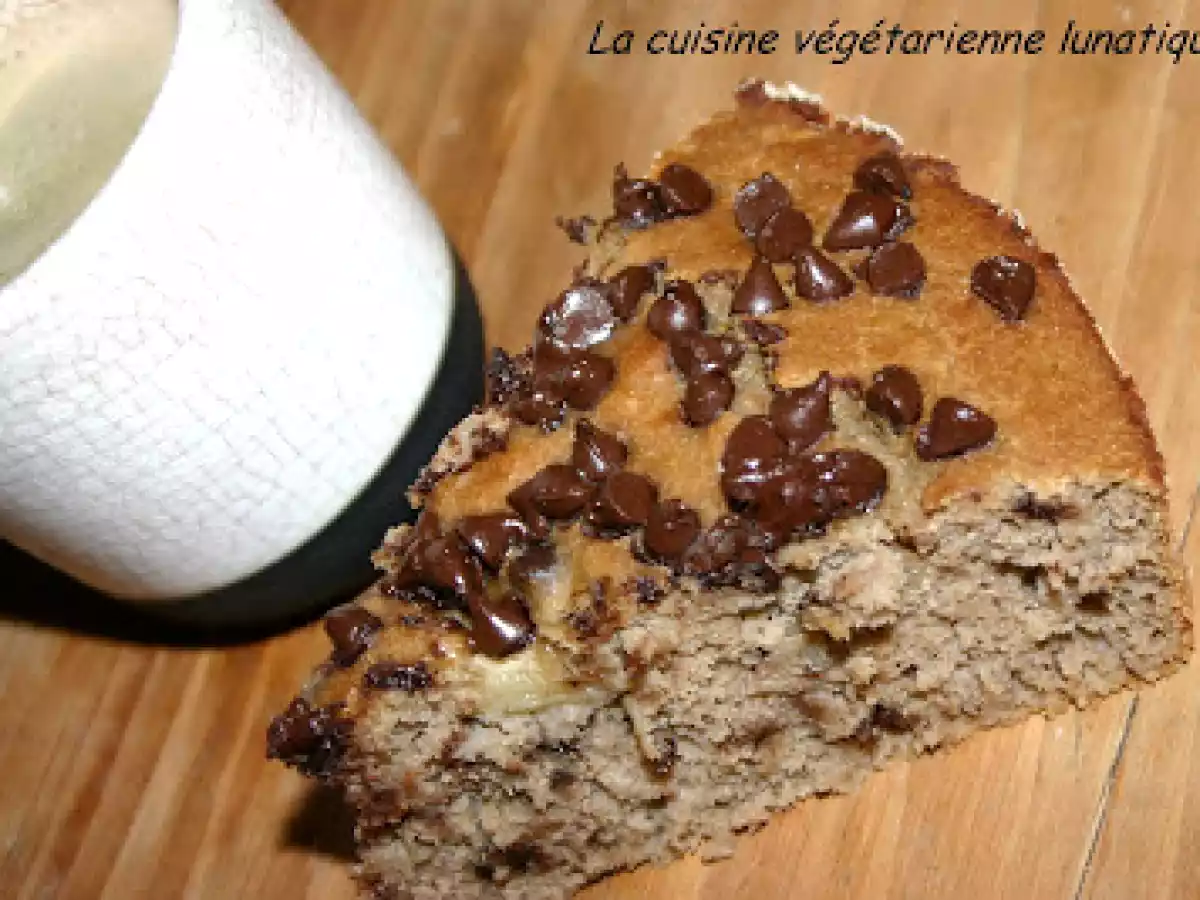 Gâteau moelleux à la compote de pommes et pépites de chocolat - photo 2