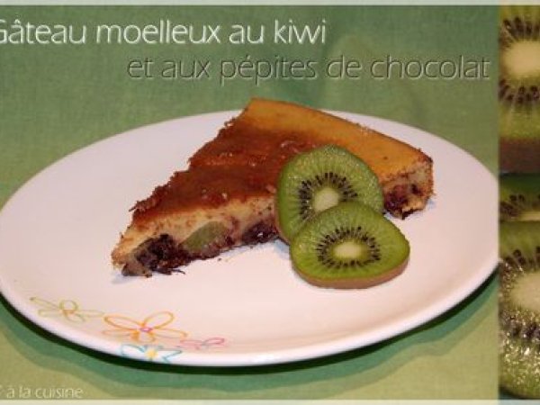 Gateau Moelleux Au Kiwi Et Aux Pepites De Chocolat Recette Ptitchef