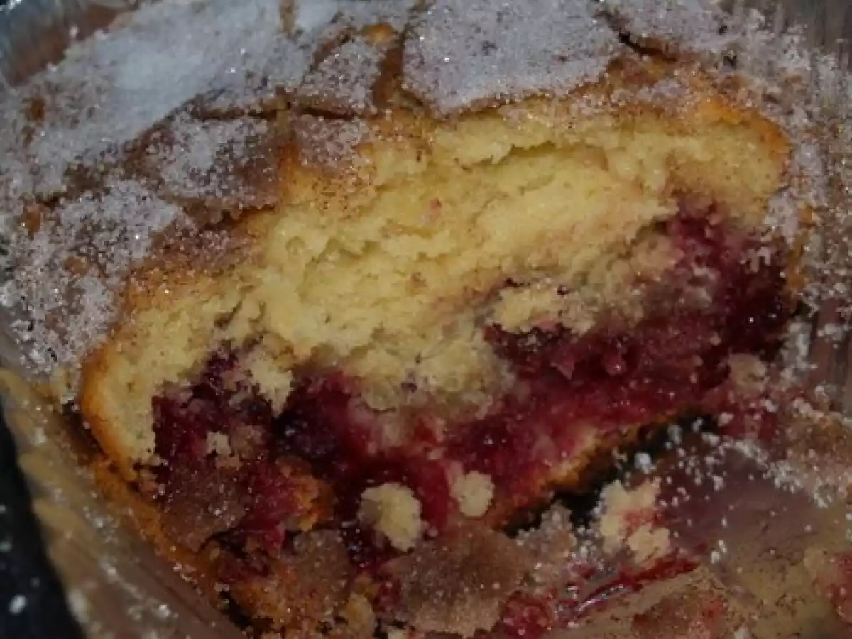 Gâteau moelleux aux griottes