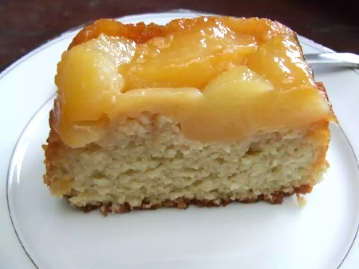 Gâteau moelleux aux nectarines blanches et amandes SANS GLUTEN - photo 3