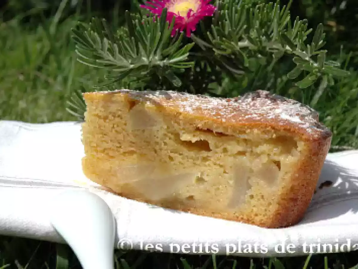 Gâteau moelleux aux poires, érable et cannelle sans beurre - photo 2