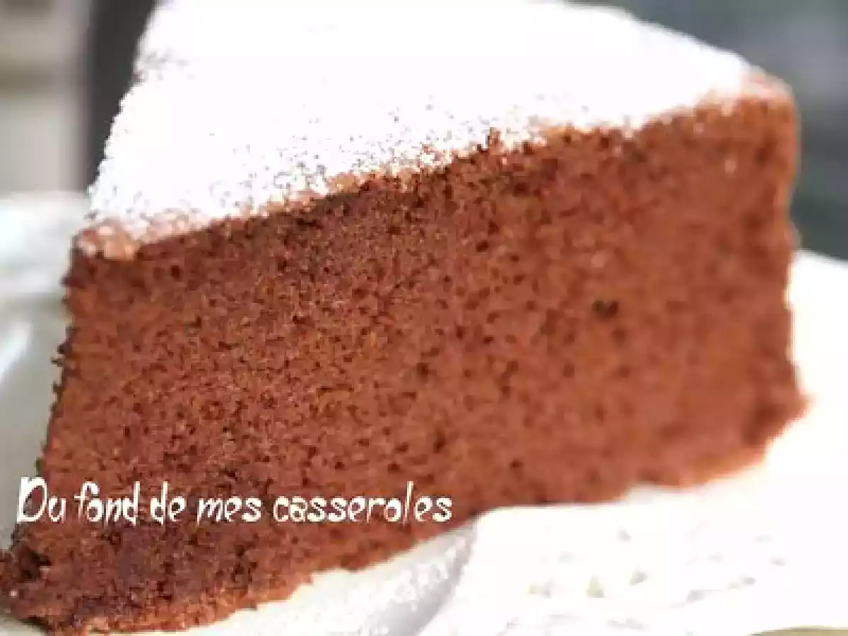 Gâteau moelleux chocolat carambar