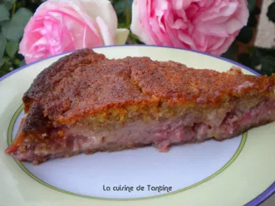 Gâteau moelleux fraises - rhubarbe, photo 2
