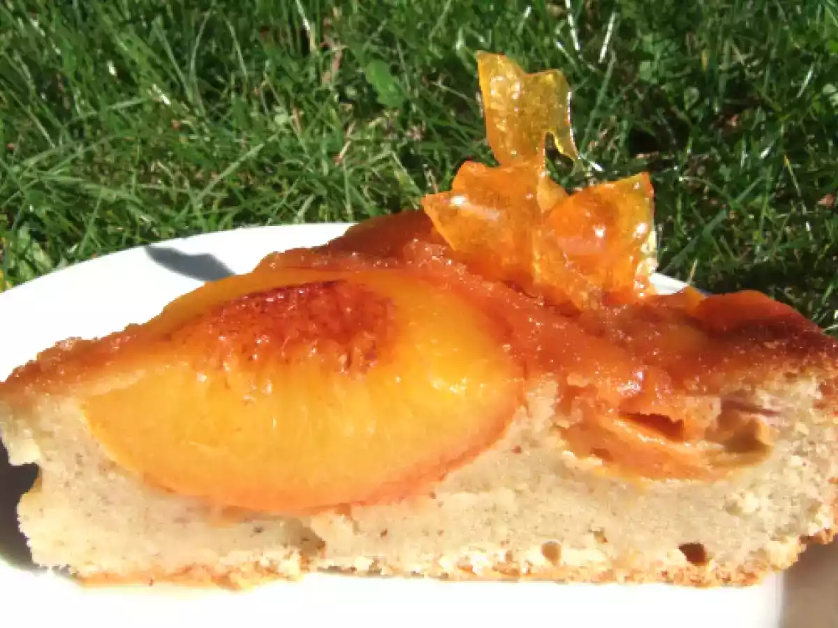 Gâteau moelleux renversé aux pêches - photo 3