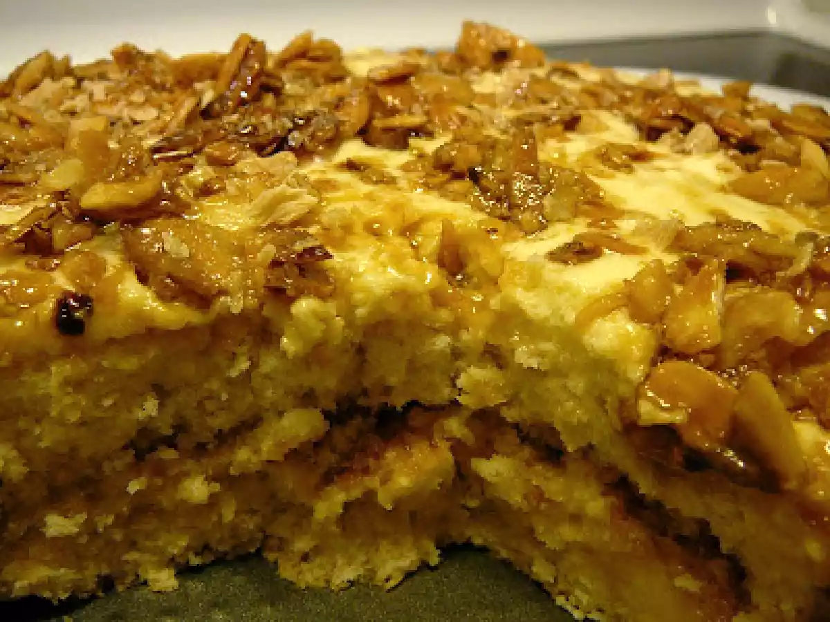 Gâteau mousse à l'érable aux amandes pralinées - photo 3