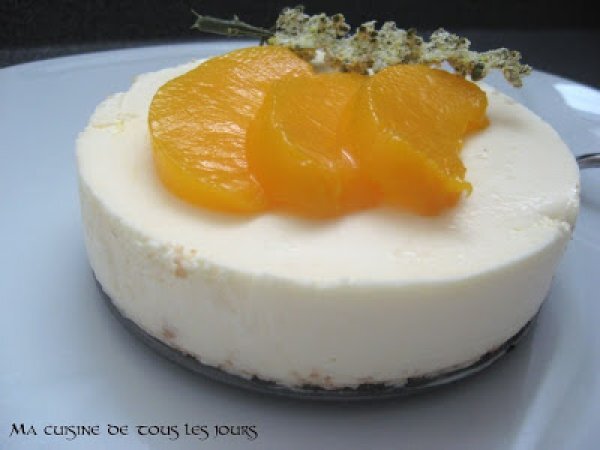 Gateau Mousse Au Fromage Et Aux Peches Recette Ptitchef