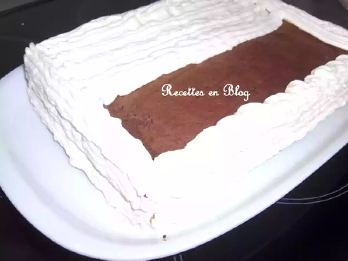 GATEAU MOUSSE BAVAROISE AU CHOCOLAT NOIR - photo 2