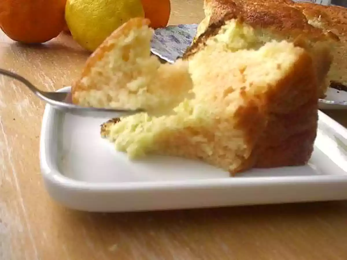 Gâteau Mousseline aux Agrumes...