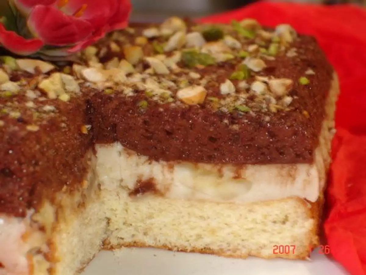 Gateau mousseux au chocolat et fondant de bananes - photo 2