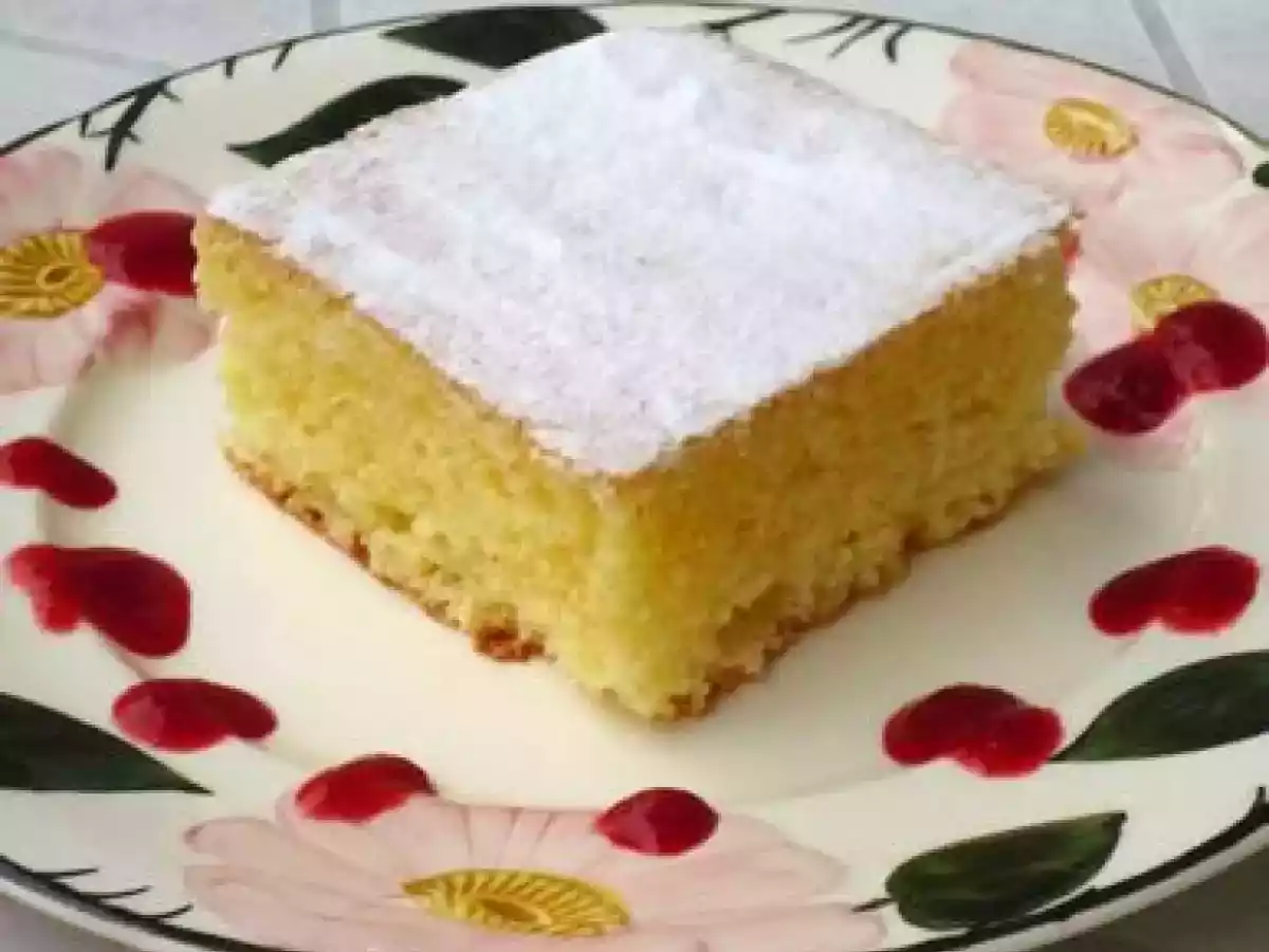 Gâteau mousseux au citron ultra léger! Délice.