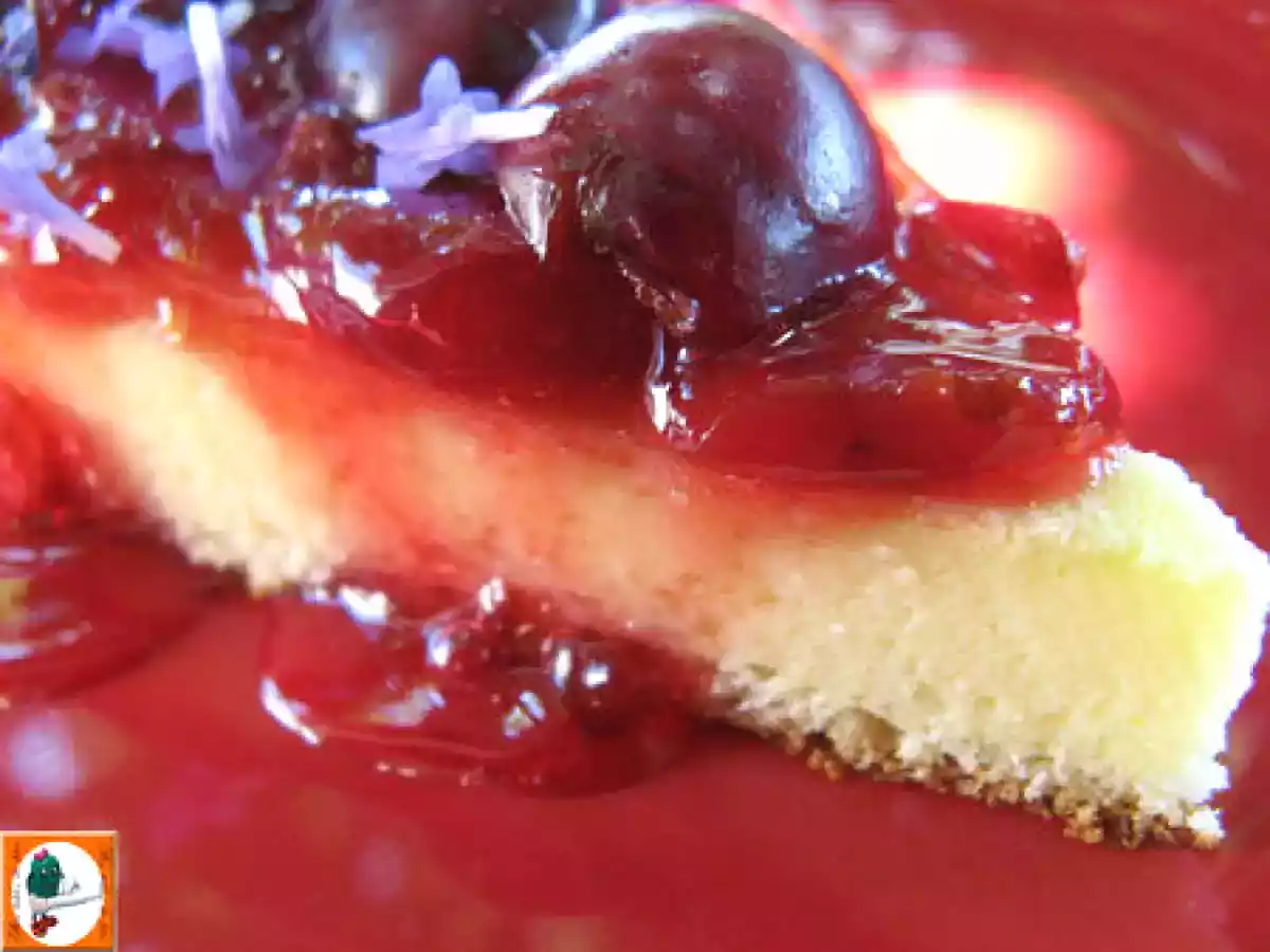 Gâteau mousseux aux cerises, froid pour résister à la canicule - photo 2