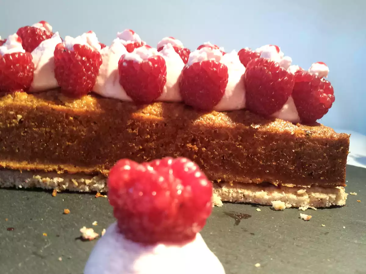 Gâteau noisettes et framboises - photo 2