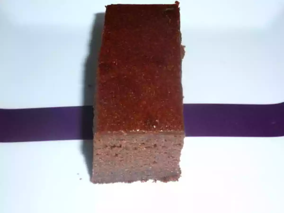 Gateau ou fondant à la créme de marrons et chocolat - photo 2