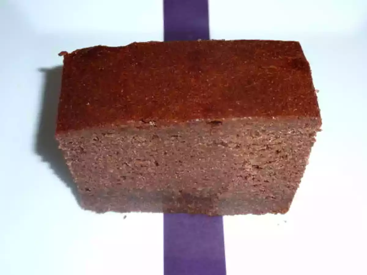 Gateau ou fondant à la créme de marrons et chocolat - photo 3