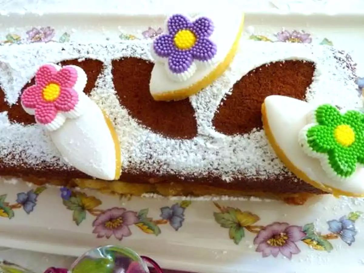 Gâteau où pommes et calissons s'entremêlent pour une onctuosité parfaite - photo 2