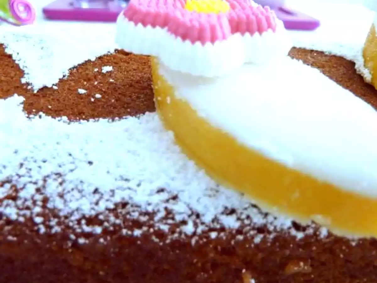 Gâteau où pommes et calissons s'entremêlent pour une onctuosité parfaite - photo 4