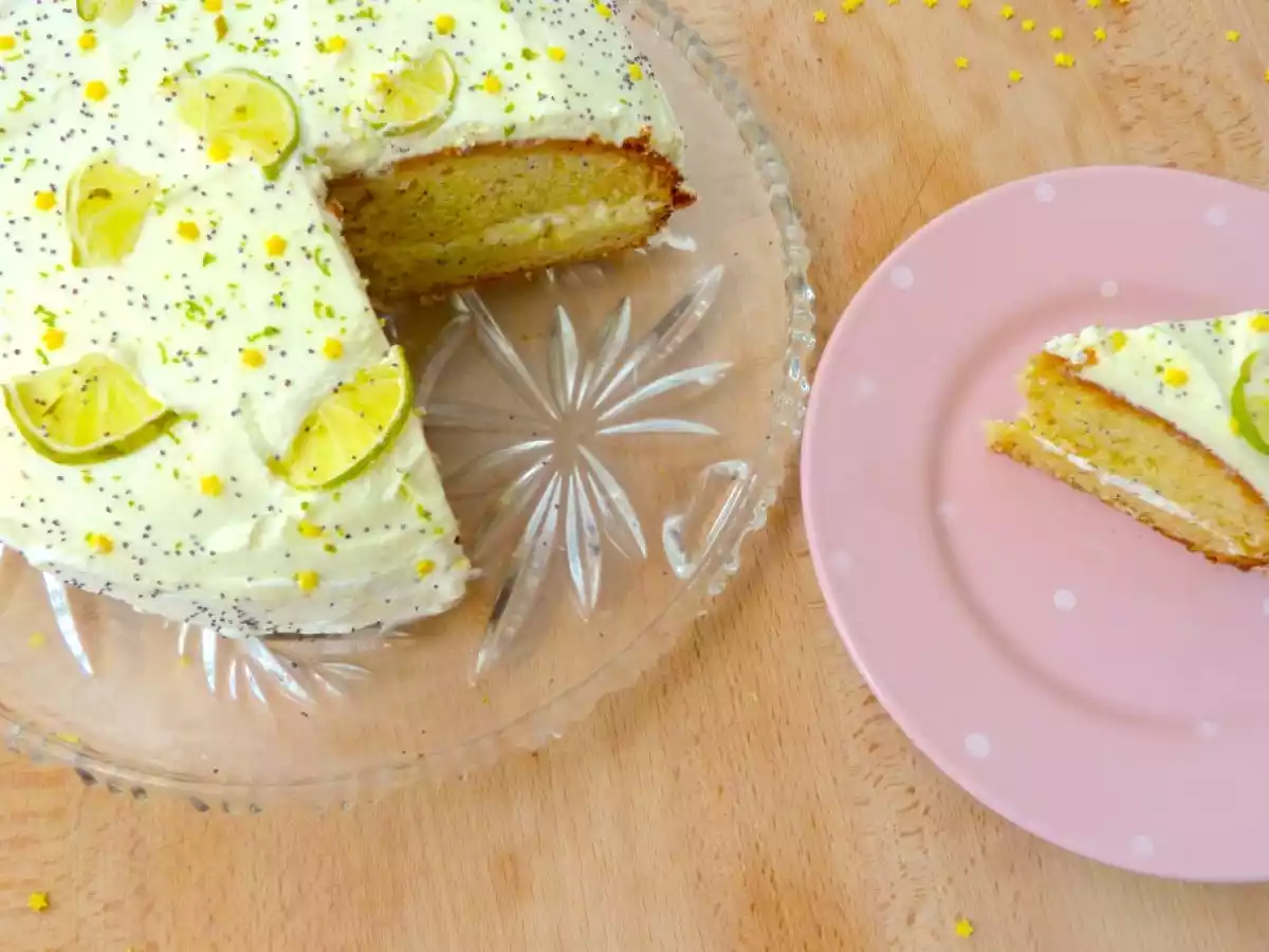 Gâteau Pavot – Citron Vert, Chantilly au Limoncello - photo 2