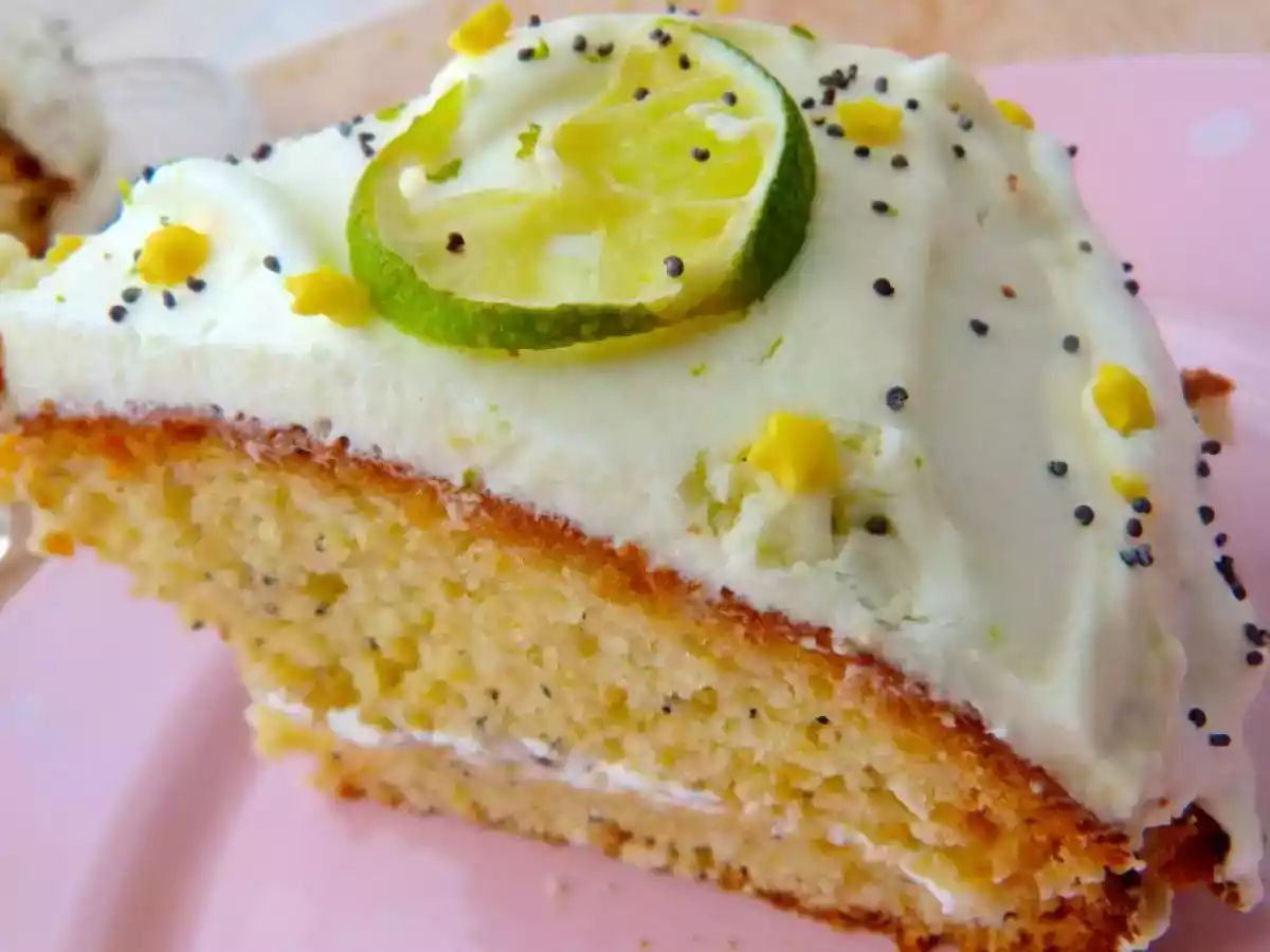 Gâteau Pavot – Citron Vert, Chantilly au Limoncello - photo 4