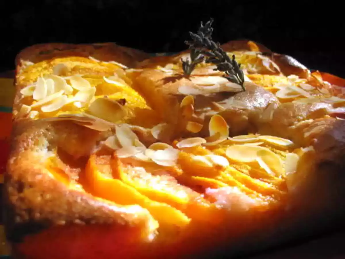 Gâteau pêche-lavande spécial cholestérol et spécial slurp! Merci Guillemette!