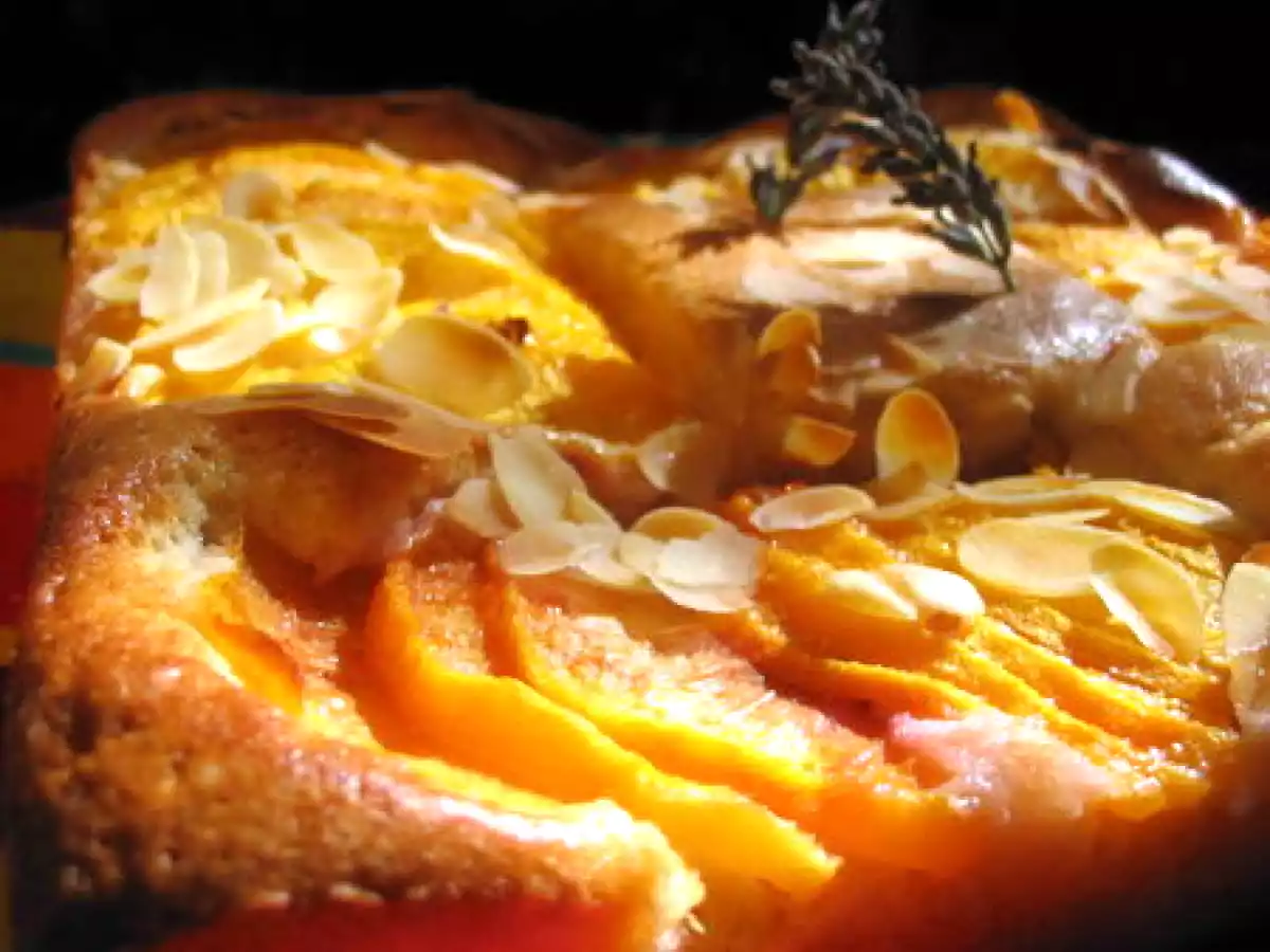 Gâteau pêche-lavande spécial cholestérol et spécial slurp! Merci Guillemette! - photo 3