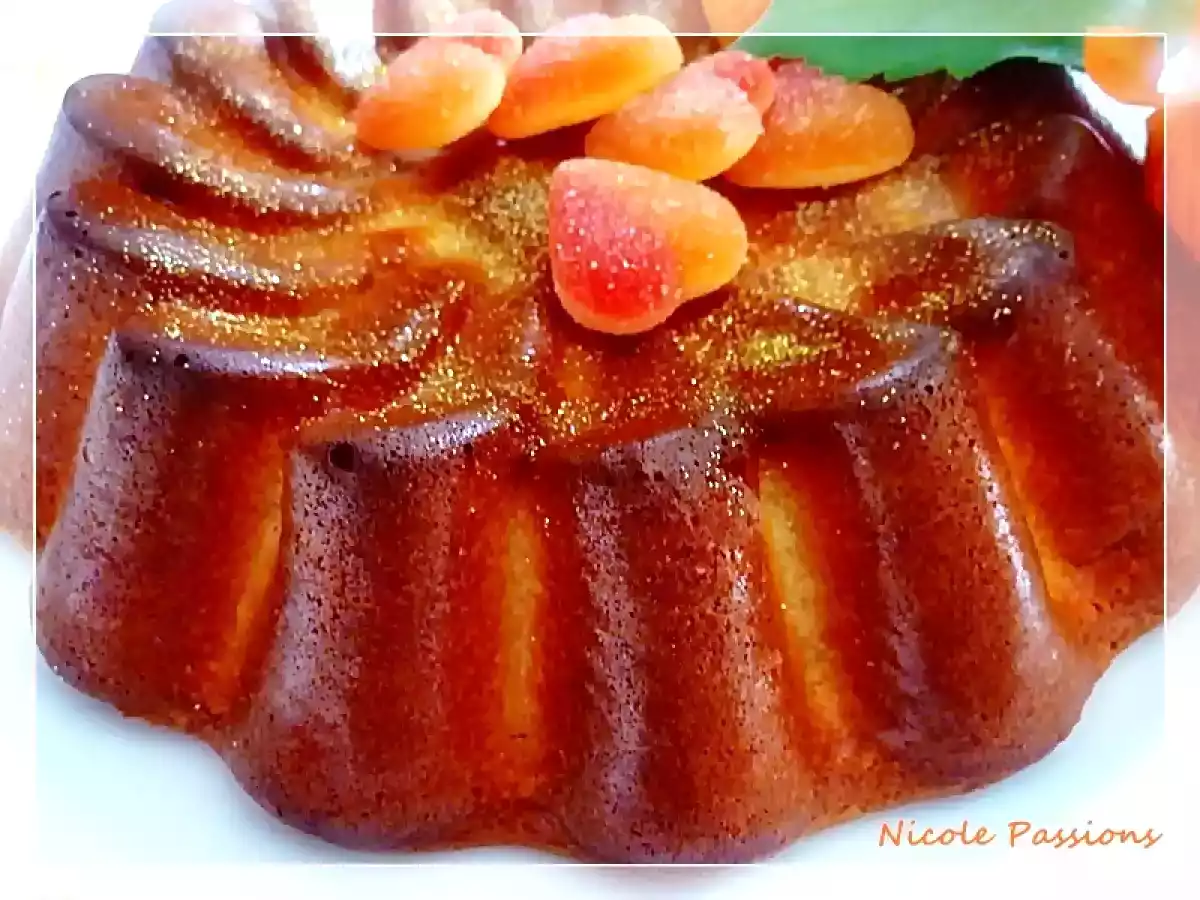 Gâteau pêches mascarpone