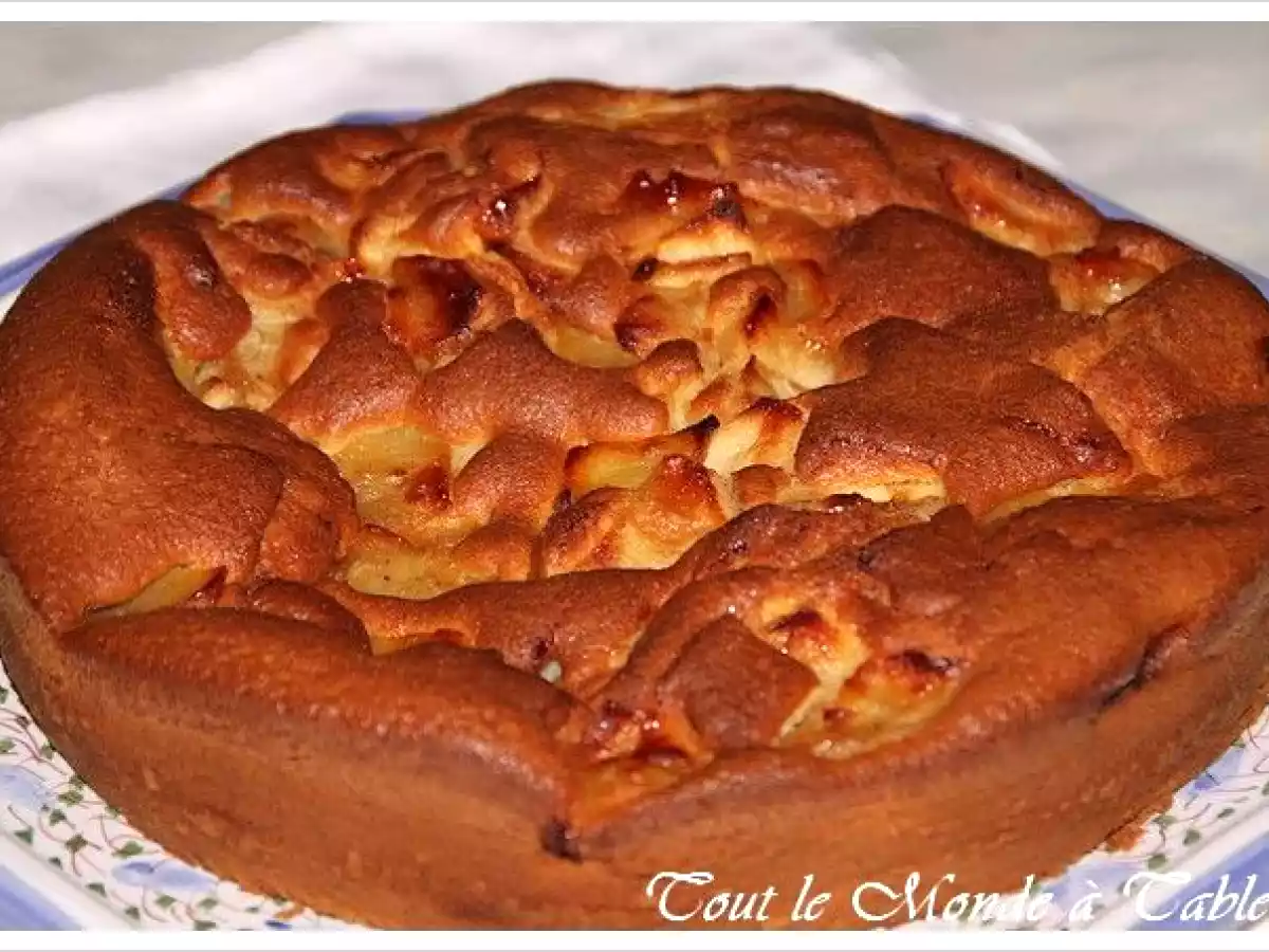 Gâteau pépère : un gâteau aux pommes irrésistible !