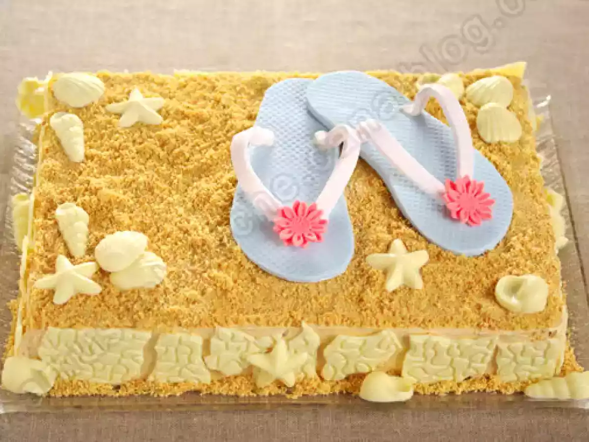 Gâteau plage