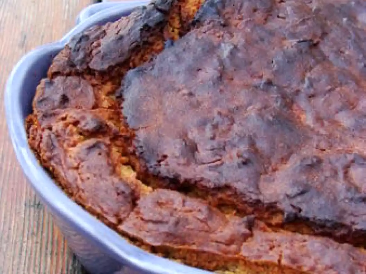 Gâteau pomme-amande-farine de lupin... sans oeuf, sans produit laitier